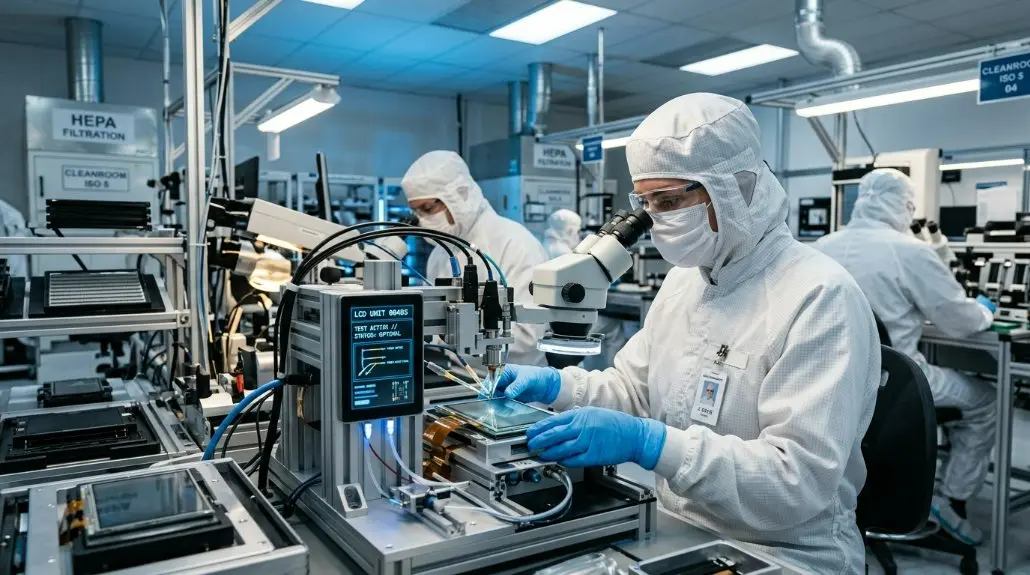 Nhà máy sản xuất màn hình tinh thể lỏng hàng đầu Hoa Kỳ: Giải pháp LCD tùy chỉnh tuân thủ năm 2026